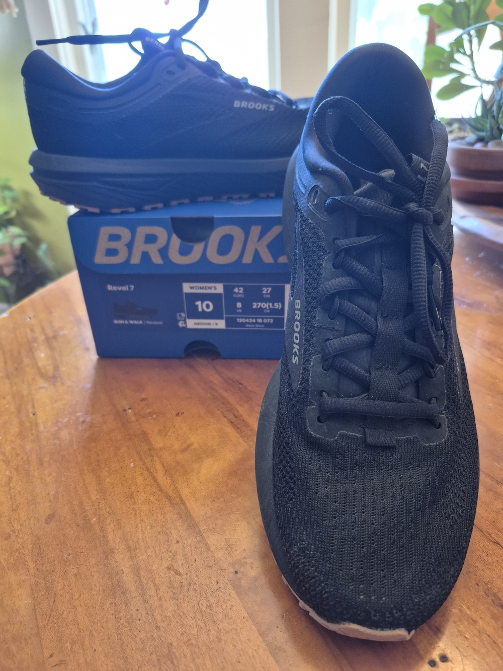 Brooks Womens Running Shoes - Black Revel 7